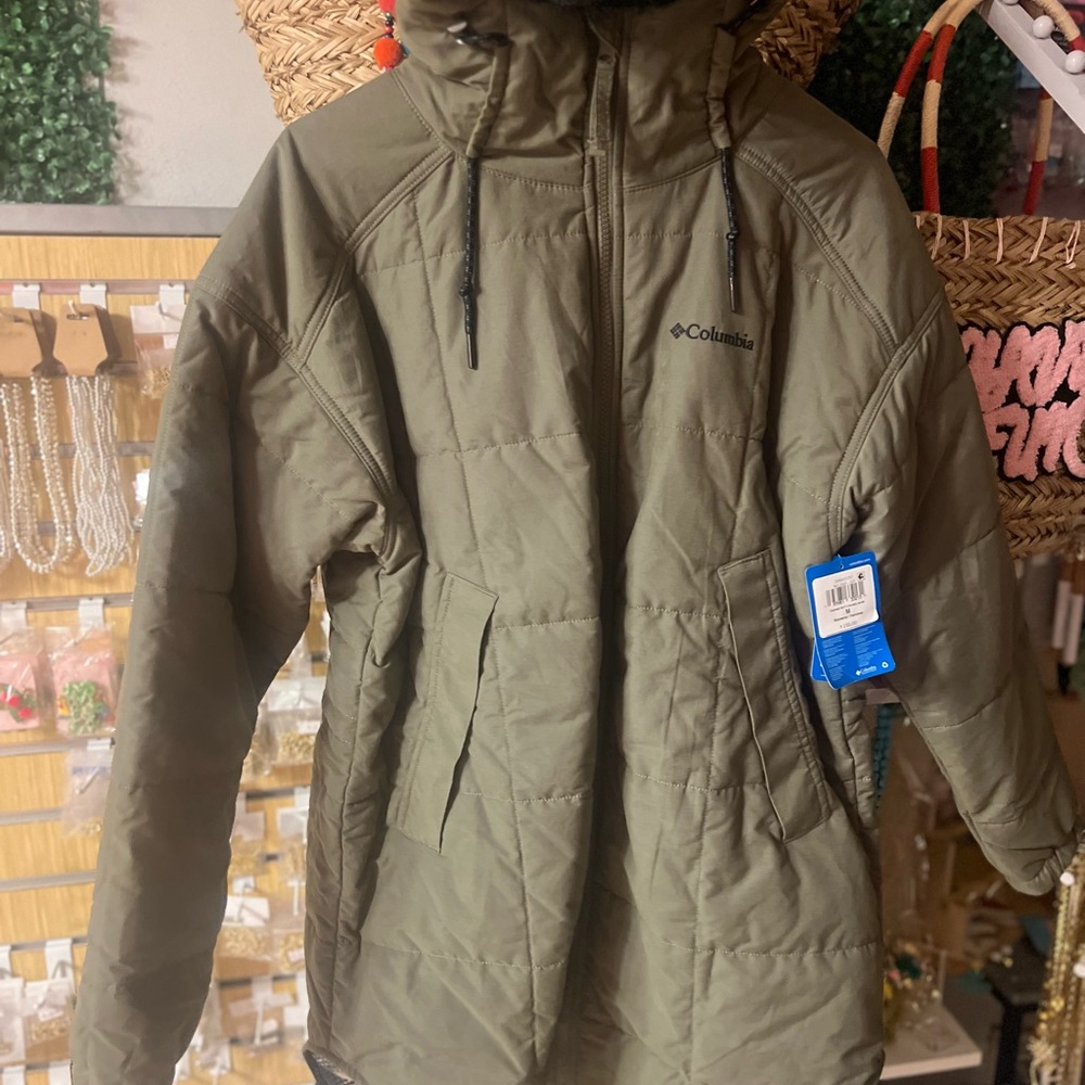 Columbia Olive Green Hooded Jacket